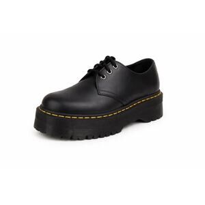 Dr Martens 1461 Quad Platform Shoes Black Leather Women’s Size 8